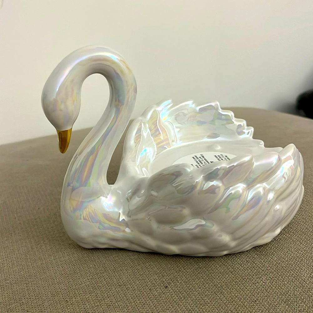 Bath & Body Works Swan Candle Holder